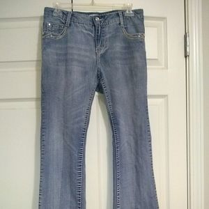Girl's boot cut jeans
